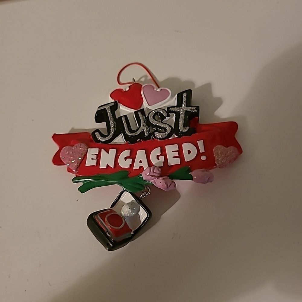 Just Engaged Ornament